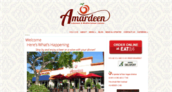 Desktop Screenshot of amardeencafe.com